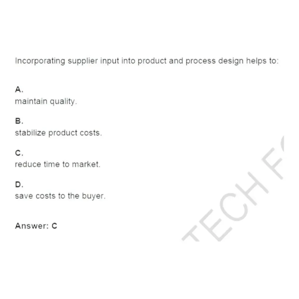 Printout CSCP Certified Supply Chain Management Professional Exam